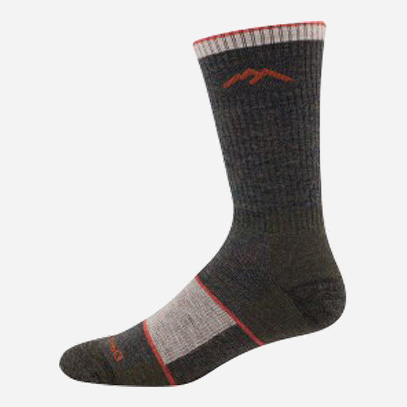 Men's Hiker Boot Sock Midweight With Full Cushion Charcoal