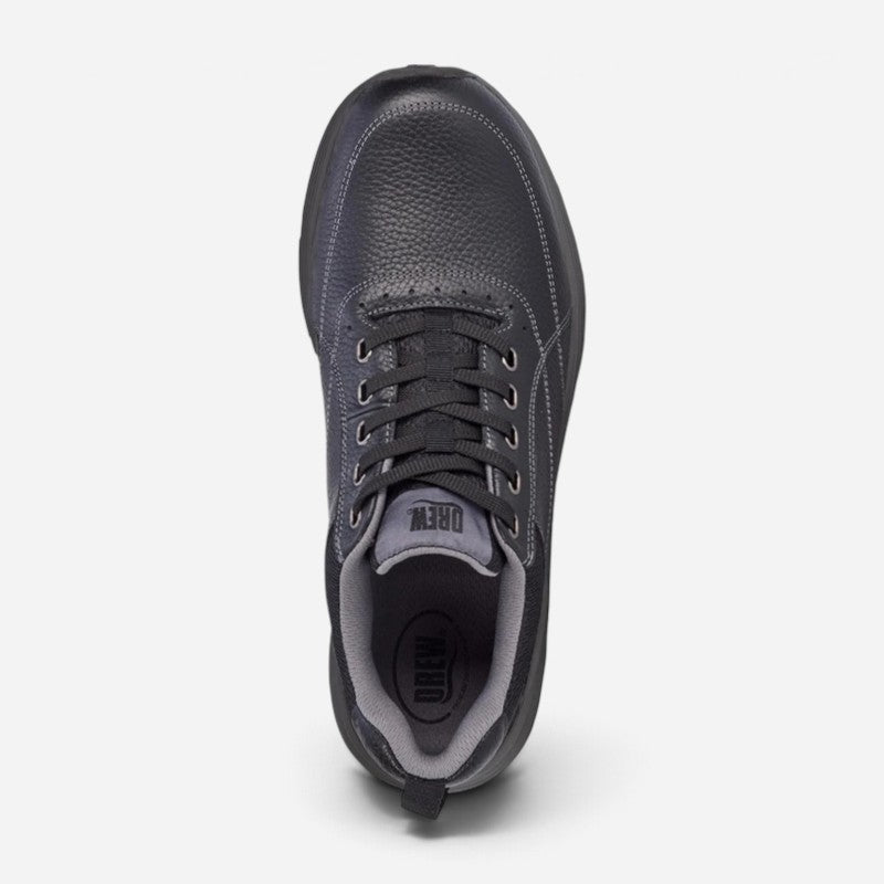 Men's Maker Black Pebbled Leather