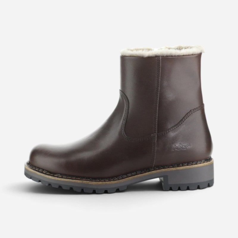 Calib Waterproof Dark Brown Leather