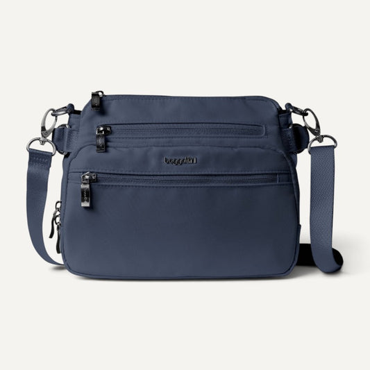 Marais Rfid Crossbody French Navy